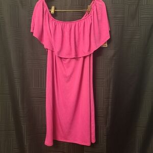 West loop off shoulder summer dress